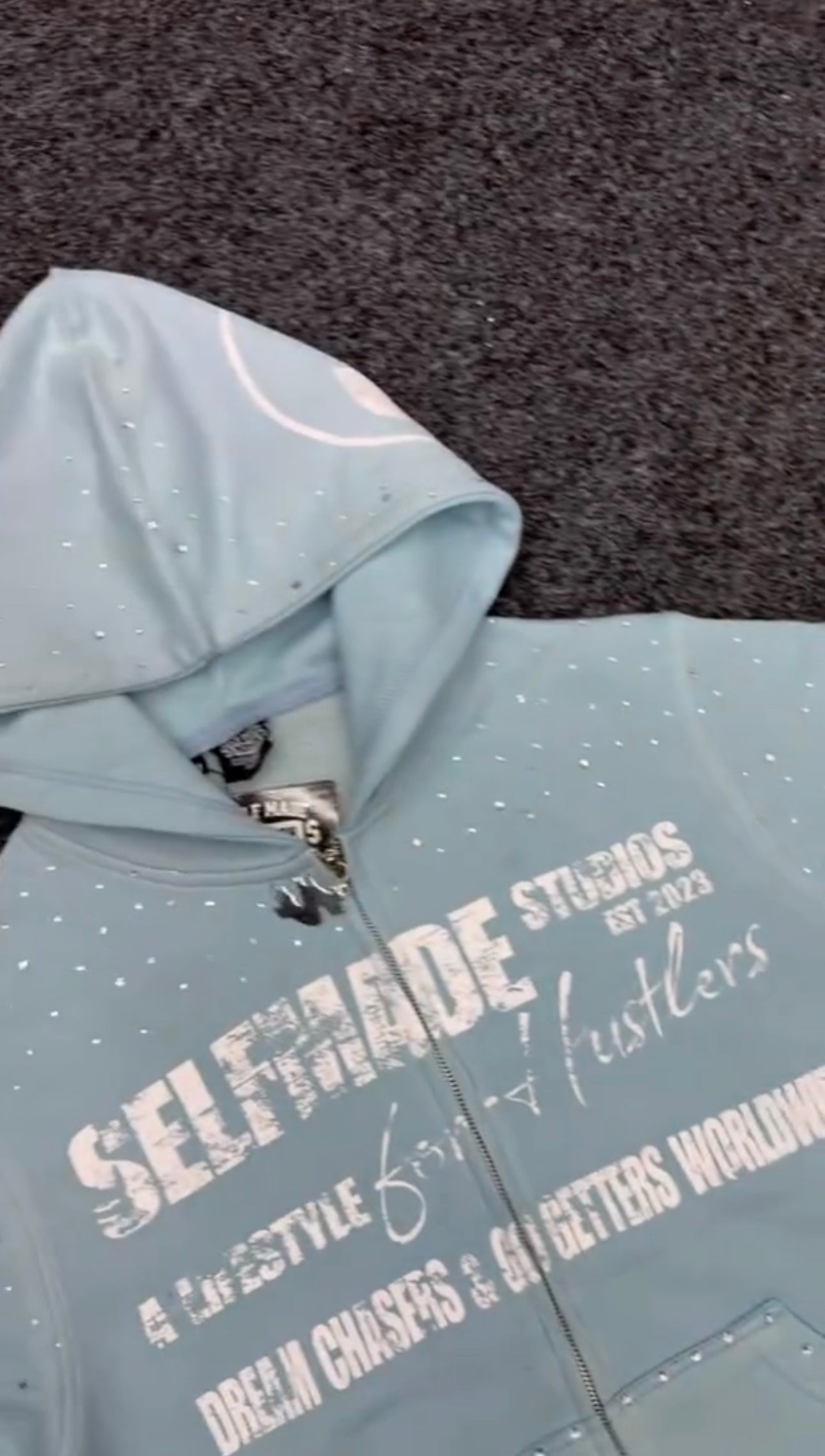 A Lifestyle For Hustlers Zip-Up