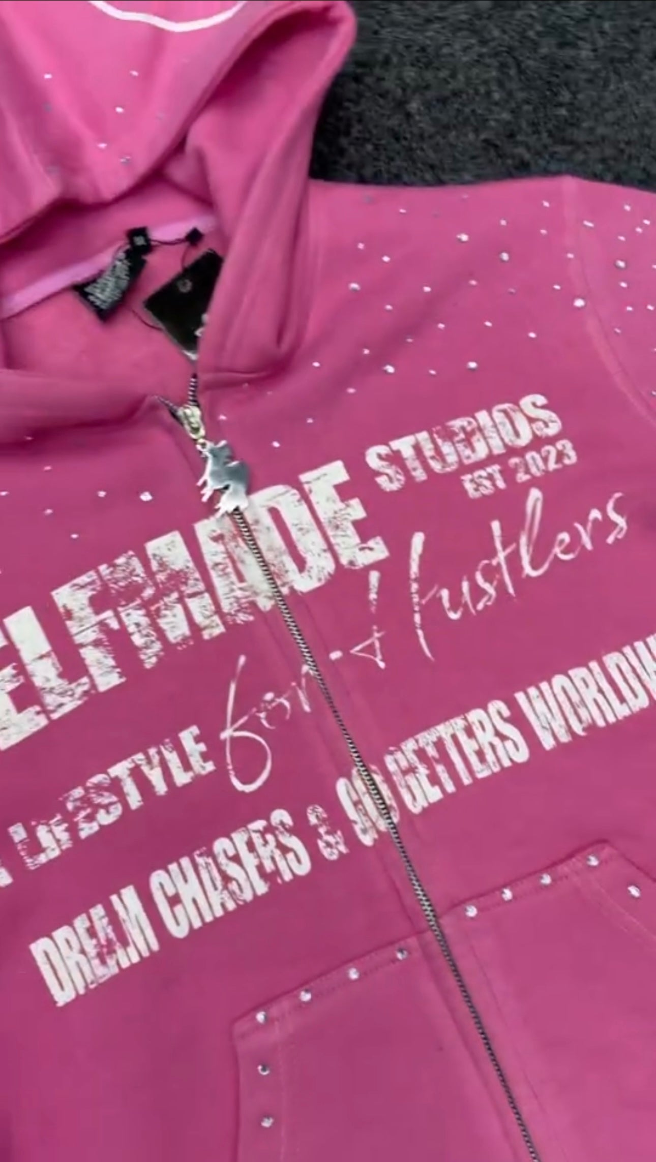 A Lifestyle For Hustlers Zip-Up