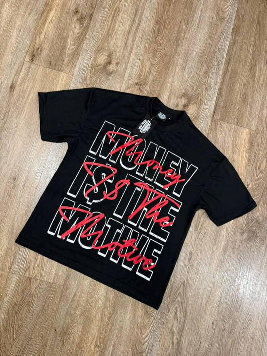 Black 'Money Is The Motive' Tee