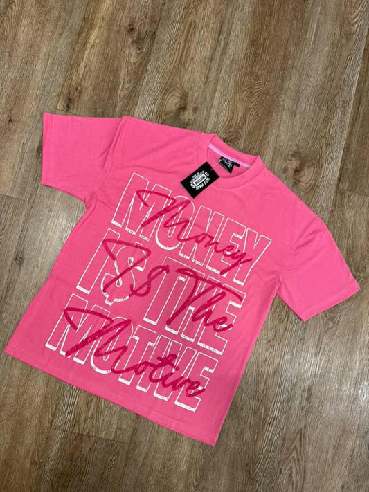 Pink 'Money Is The Motive' Tee